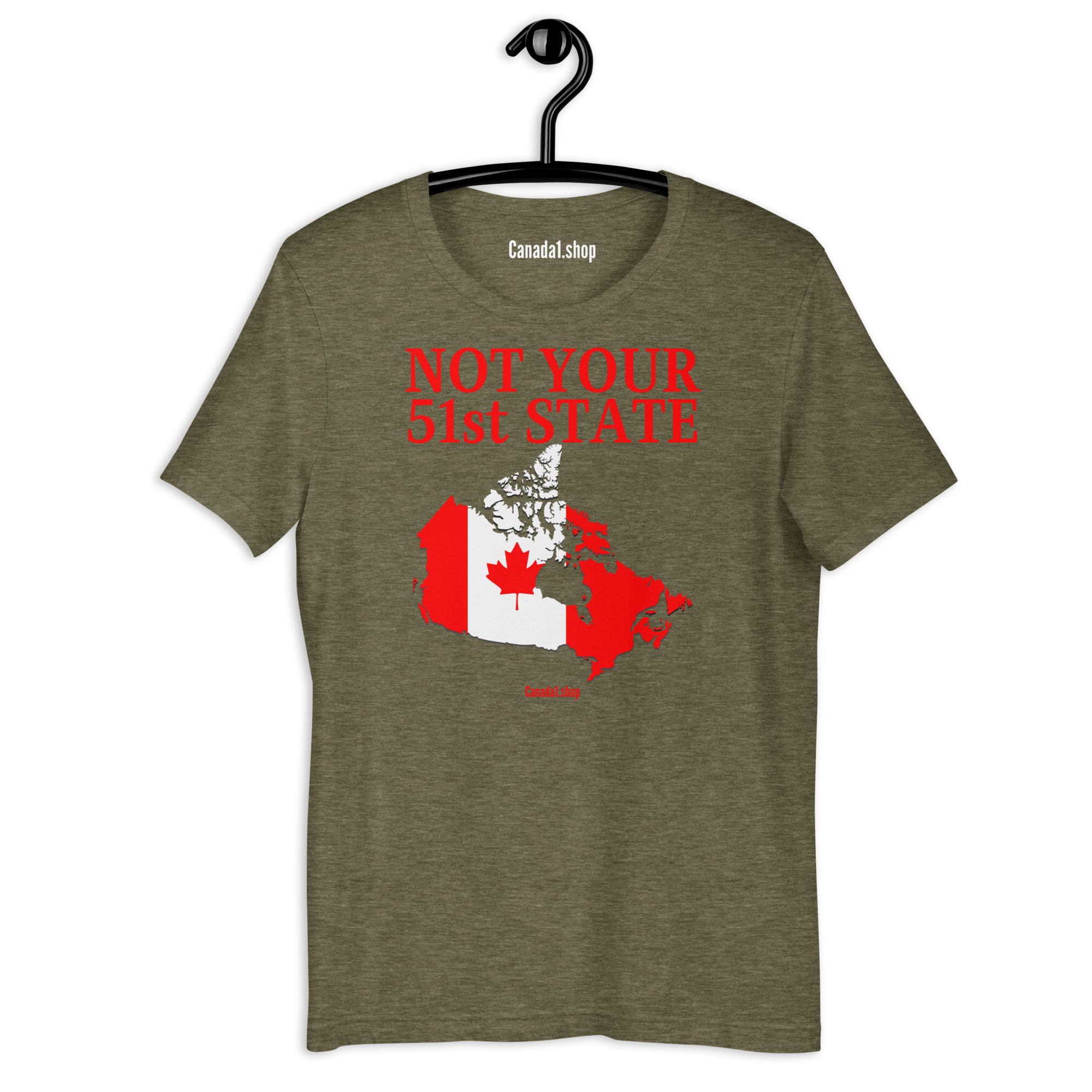 Canada Is Not Your 51st State - Canada Map Flag t-shirt - Image 7