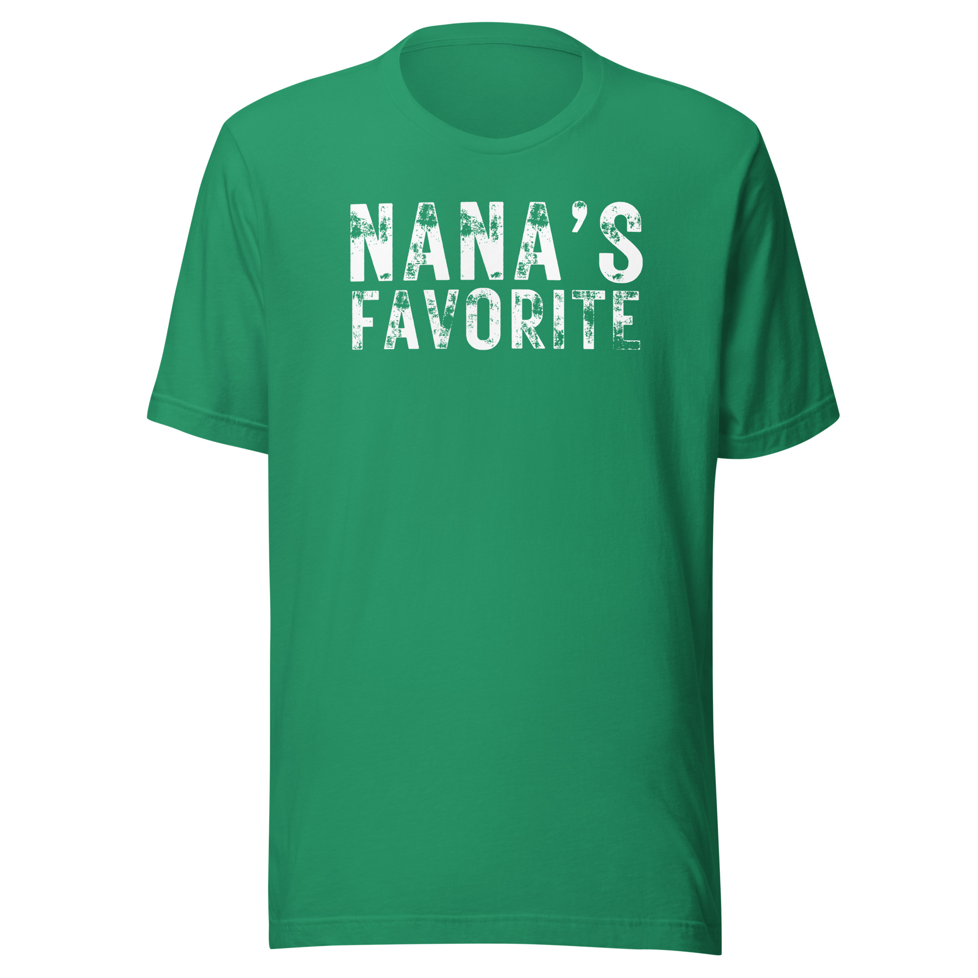 Nana's Favorite (heavily distressed font) Unisex T-Shirt - Image 10