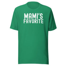 Mami's Favorite (distressed font) Unisex t-shirt
