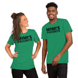 Mimi's Favorite (in black font) Unisex t-shirt