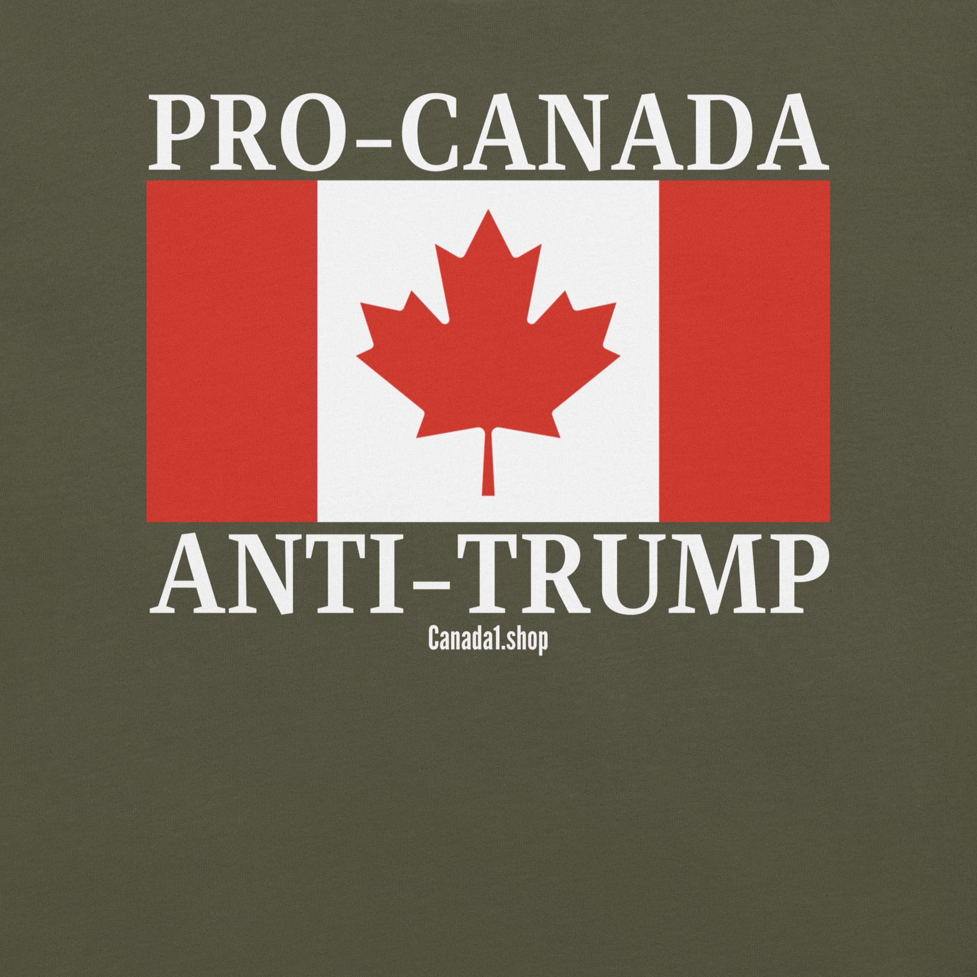 PRO-CANADA ANTI-TRUMP Canadian Flag T-Shirt - Image 10