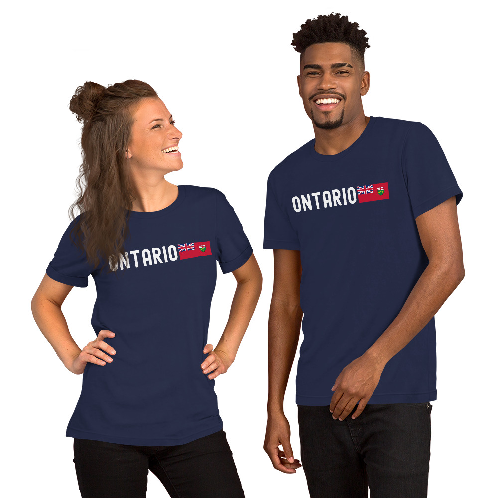 Ontario Flag | Canada Provinces & Territories T-Shirt - Image 2