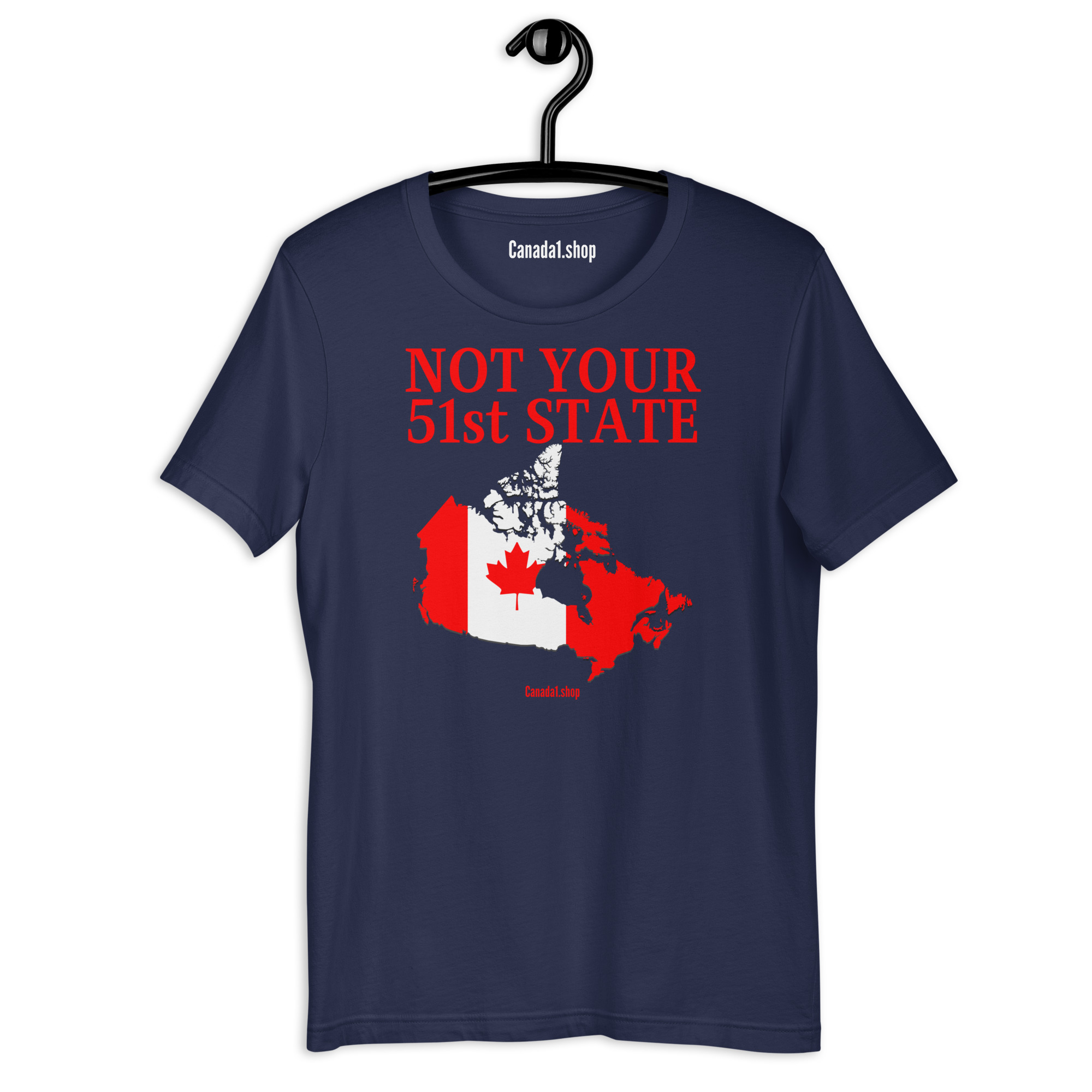 Canada Is Not Your 51st State - Canada Map Flag t-shirt - Image 4