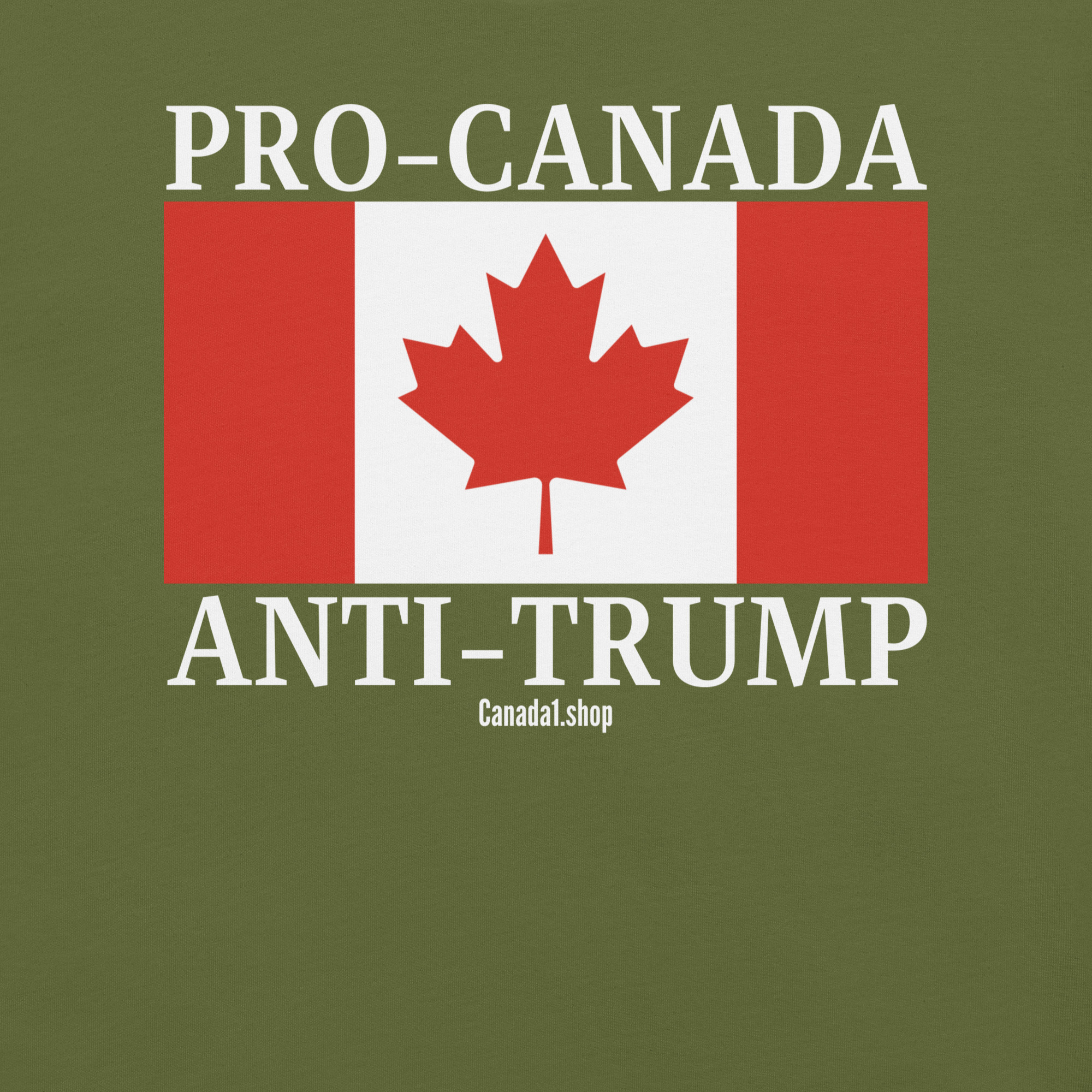 PRO-CANADA ANTI-TRUMP Canadian Flag T-Shirt - Image 12