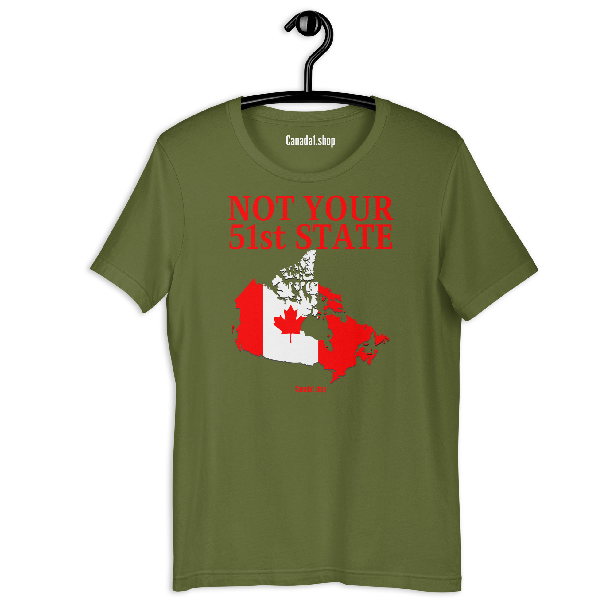 Canada Is Not Your 51st State - Canada Map Flag t-shirt - Image 8