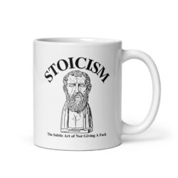 Alternative view of STOICISM The Subtle Art of Not Giving A Fuck – Zeno of Citium Coffee Mug