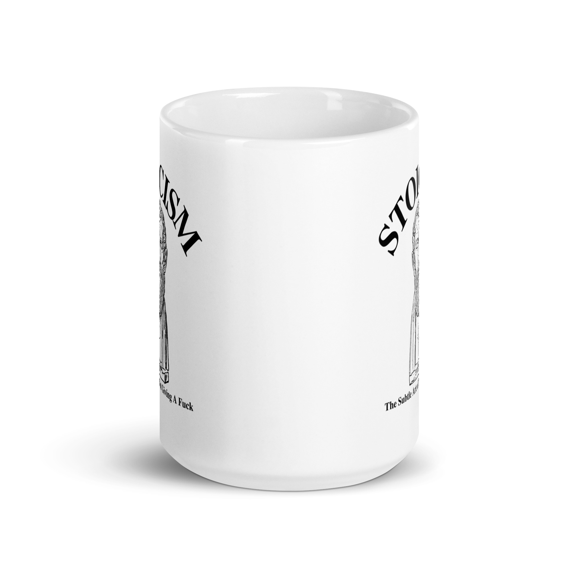 STOICISM The Subtle Art of Not Giving A Fuck – Zeno of Citium Coffee Mug - Image 7