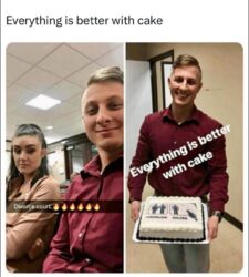 Everything is better with cake - Divorce court