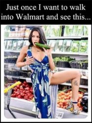 Just once I want to walk into Walmart and see this...