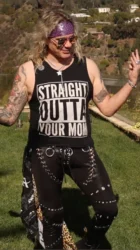 Michael Starr STRAIGHT OUTTA YOUR MOM shirt Steel Panther
