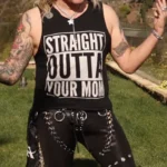 Michael Starr STRAIGHT OUTTA YOUR MOM shirt Steel Panther