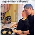 Nothing like cooking breakfast with the girlfriend in the morning