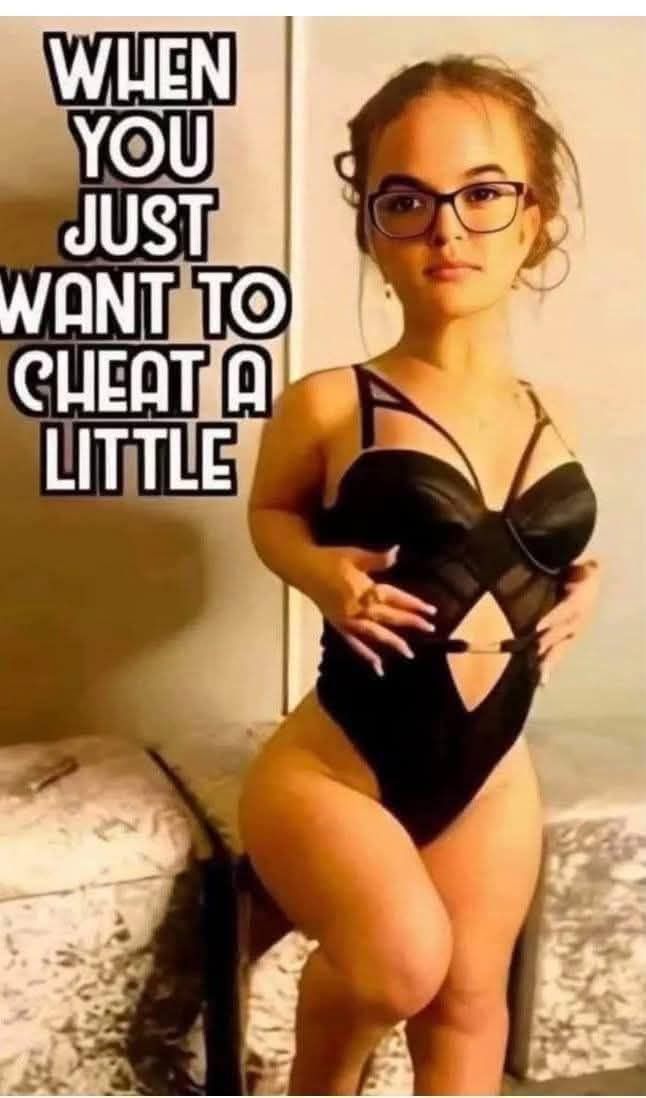 When you just want to cheat a little - Hot Midget