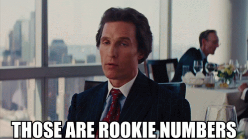 Wolf Of WallStreet Rookie Numbers GIF