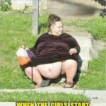 You know spring is near when the girls start showing their belly buttons