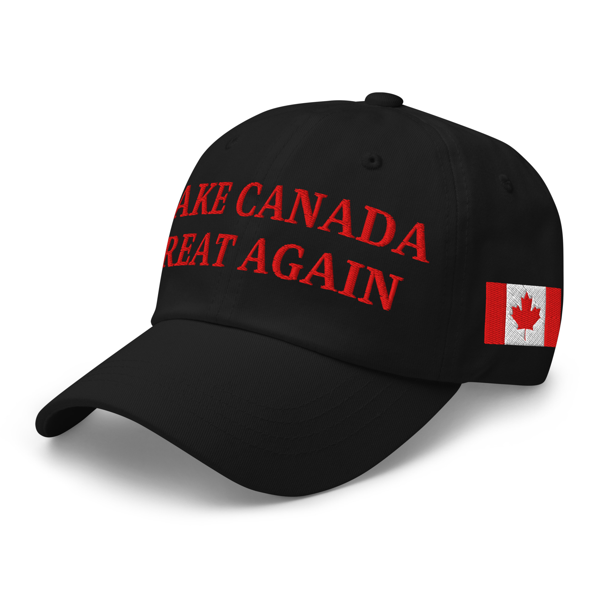 MAKE CANADA GREAT AGAIN | Canada Flag Hat (Embroidered Red Letters) - Image 4