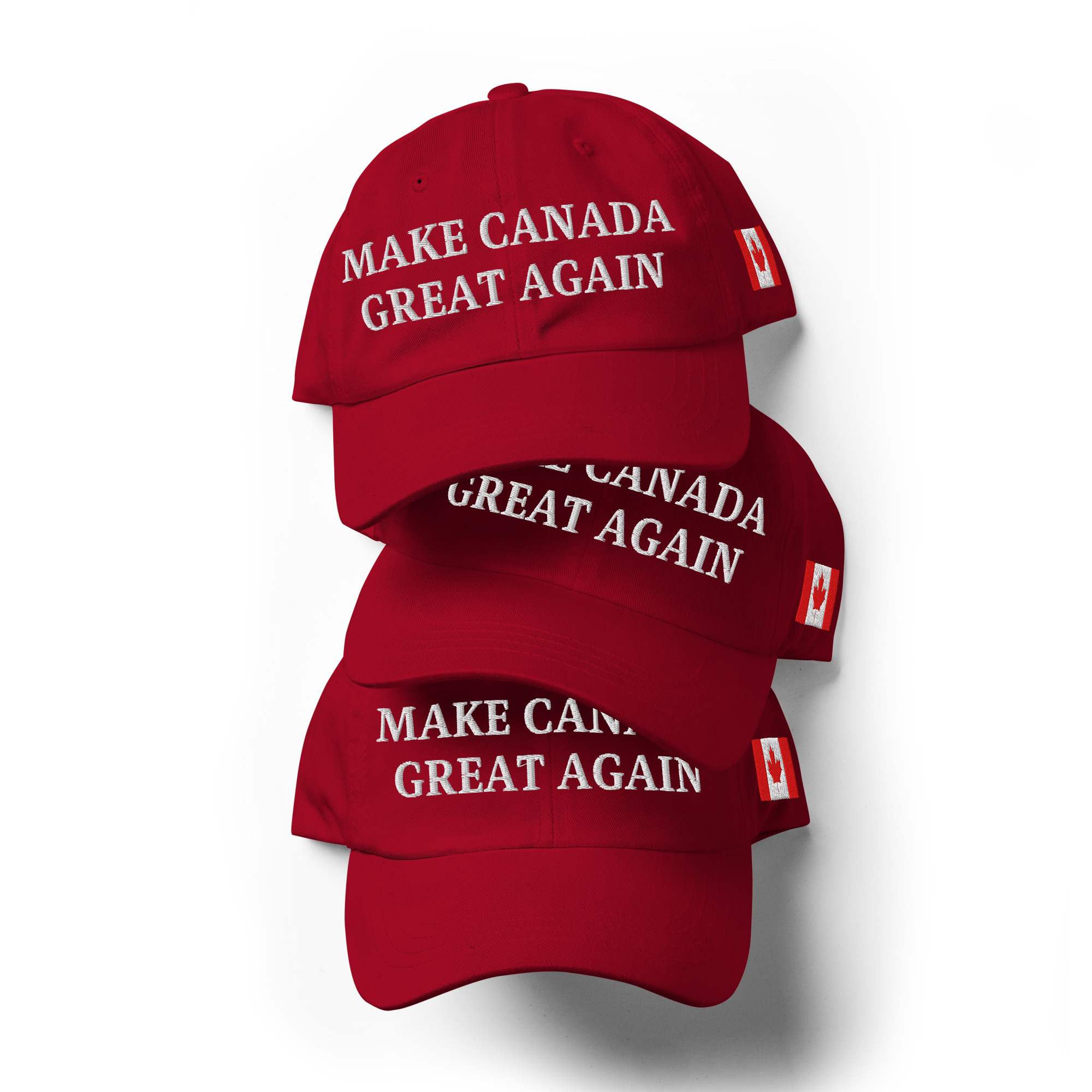 MAKE CANADA GREAT AGAIN | Canadian Flag Hat (Embroidered) - Image 2