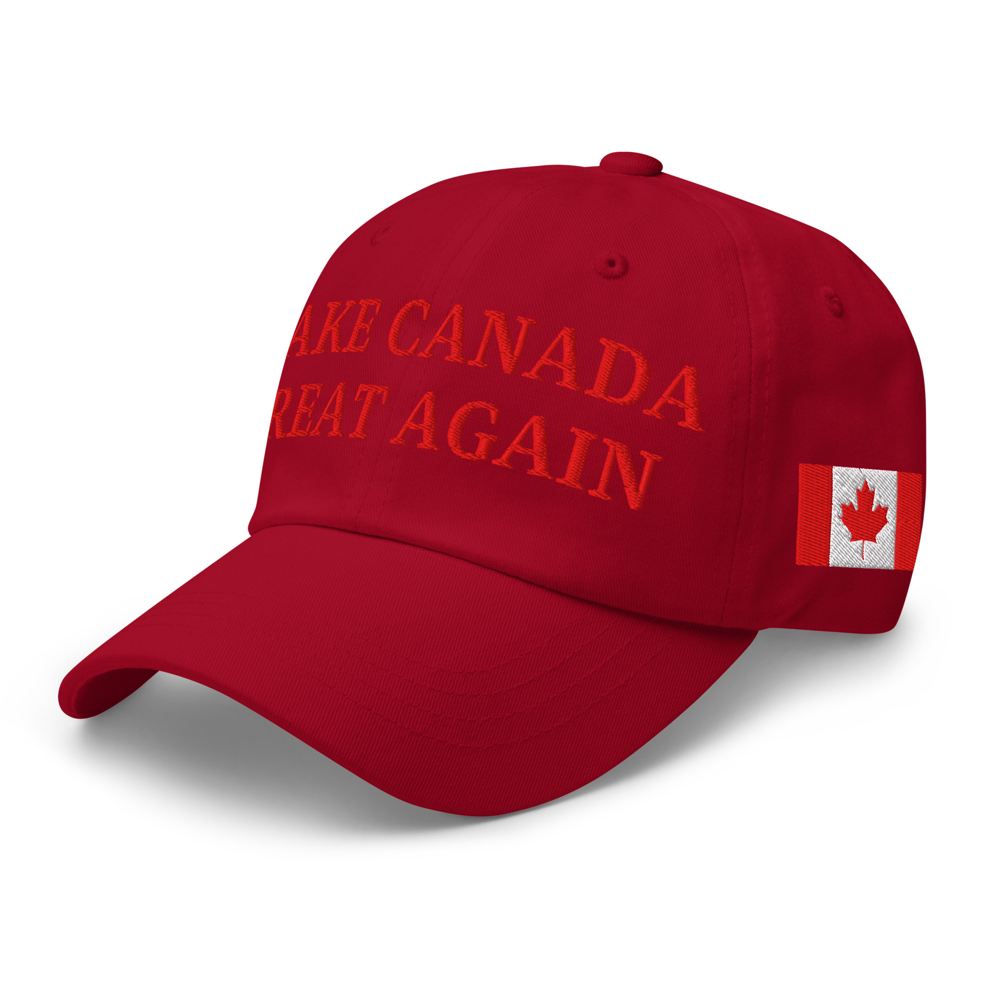 MAKE CANADA GREAT AGAIN | Canada Flag Hat (Embroidered Red Letters) - Image 6