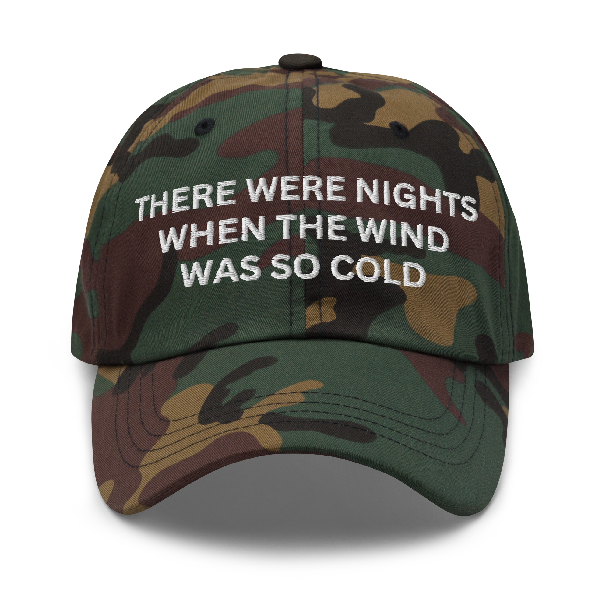 There Were Nights When The Wind Was So Cold Dad hat - Image 8