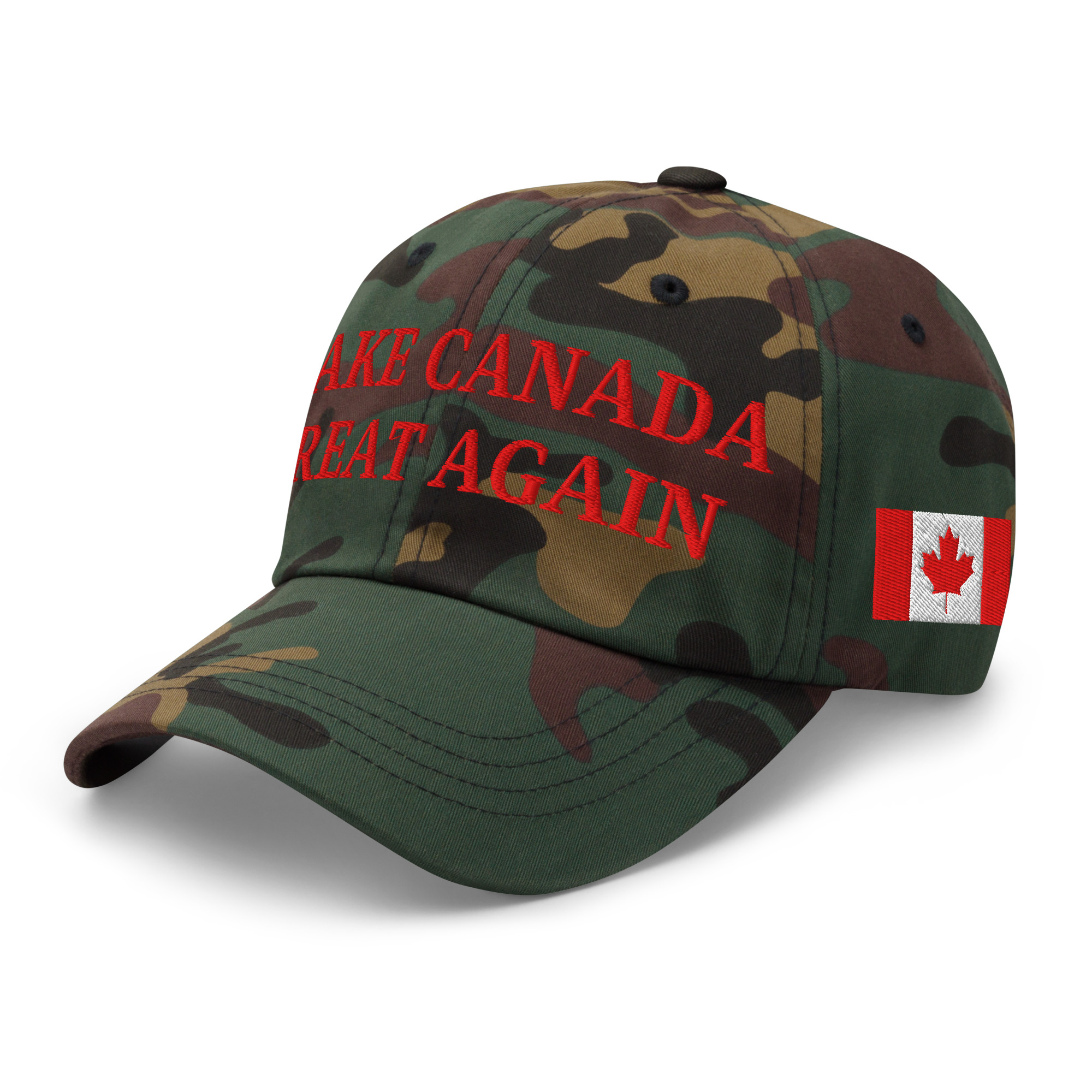 MAKE CANADA GREAT AGAIN | Canada Flag Hat (Embroidered Red Letters) - Image 9
