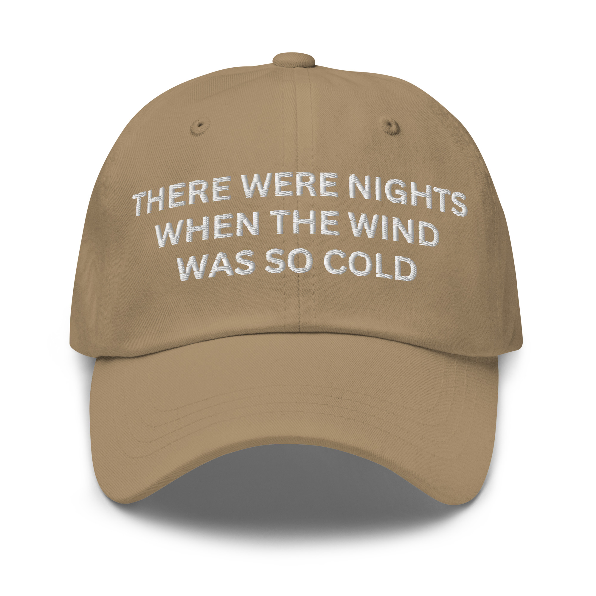There Were Nights When The Wind Was So Cold Dad hat - Image 9