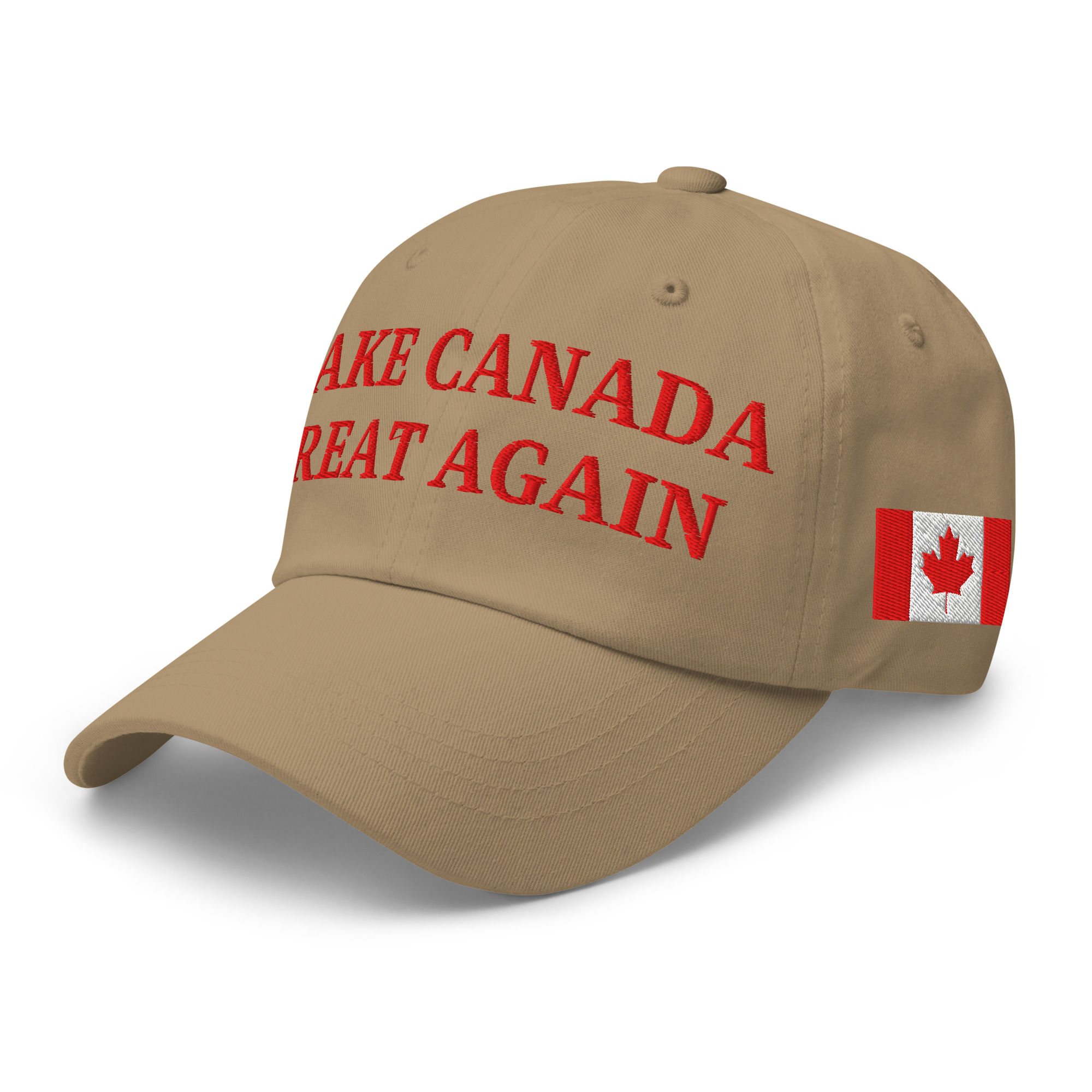 MAKE CANADA GREAT AGAIN | Canada Flag Hat (Embroidered Red Letters) - Image 10