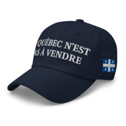 Casquette 'Le Québec N’est Pas À Vendre' | Drapeau du Québec
