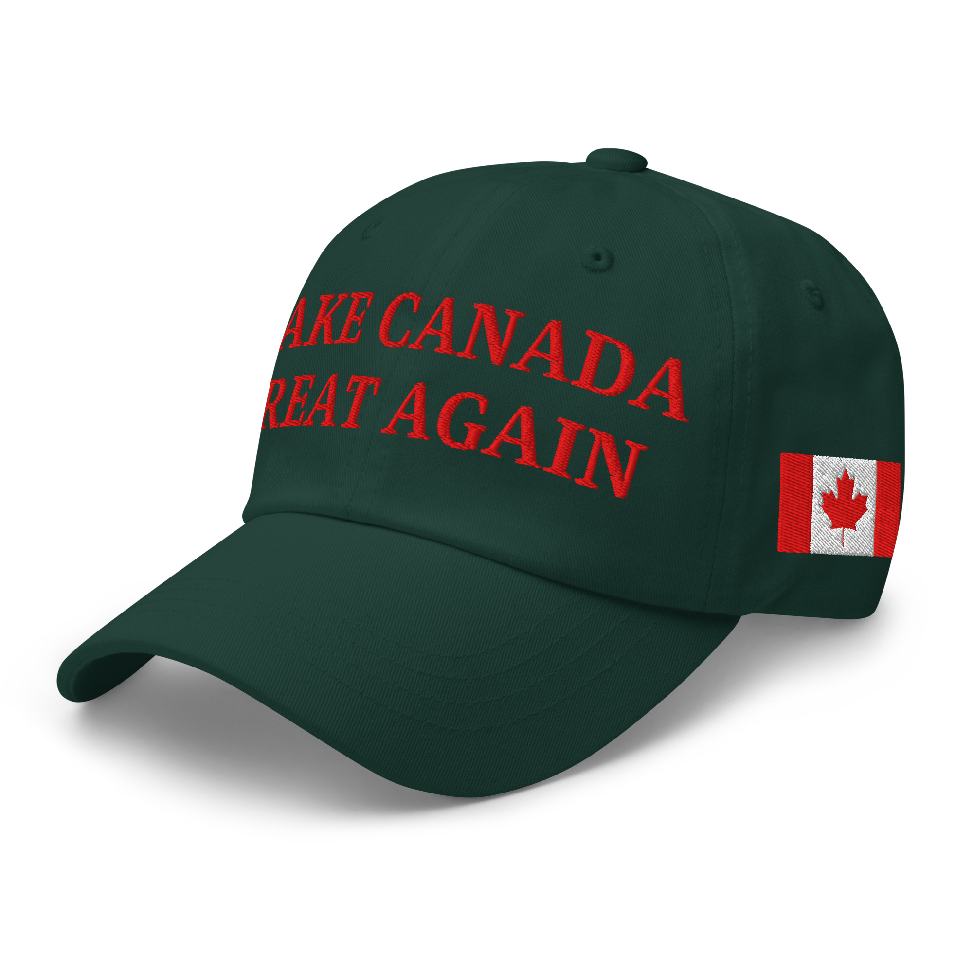 MAKE CANADA GREAT AGAIN | Canada Flag Hat (Embroidered Red Letters) - Image 7