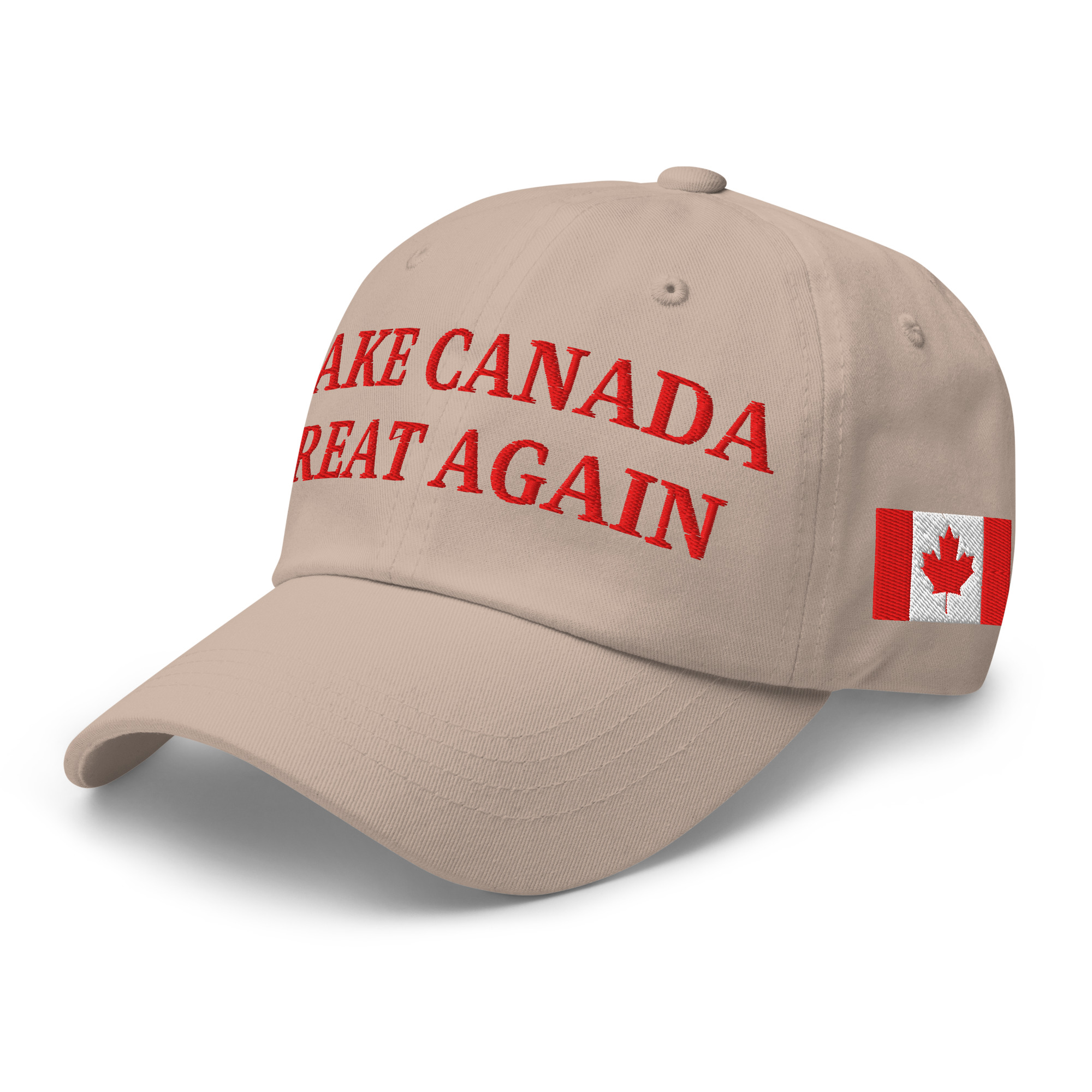 MAKE CANADA GREAT AGAIN | Canada Flag Hat (Embroidered Red Letters) - Image 11