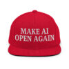 Make AI Open Again Snapback Hat