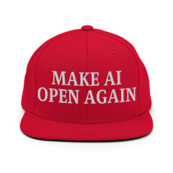 Make AI Open Again Snapback Hat