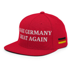 Make Germany Great AGAIN Flag Embroidered Snapback Hat