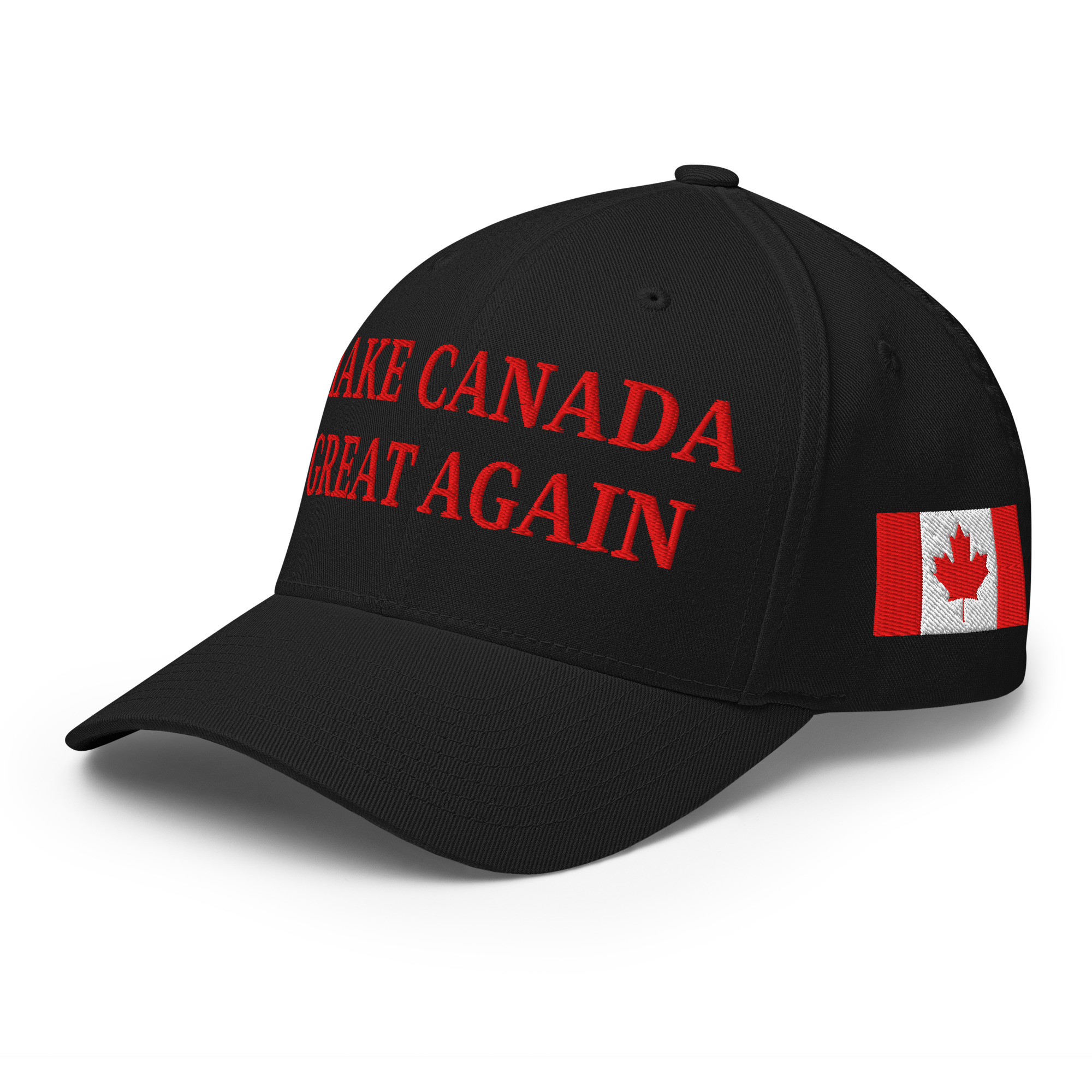 MAKE CANADA GREAT AGAIN | Canada Flag Baseball Hat (Embroidered Red Letters) - Image 7