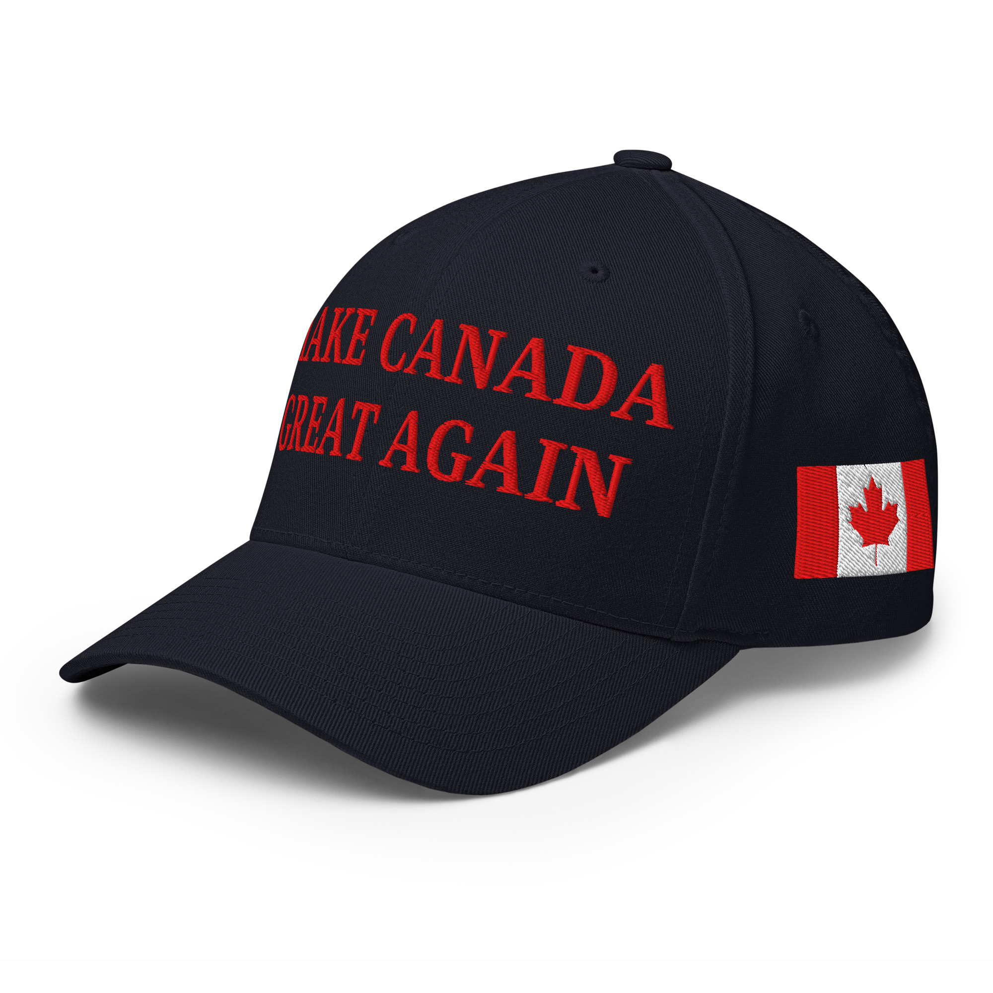MAKE CANADA GREAT AGAIN | Canada Flag Baseball Hat (Embroidered Red Letters) - Image 6