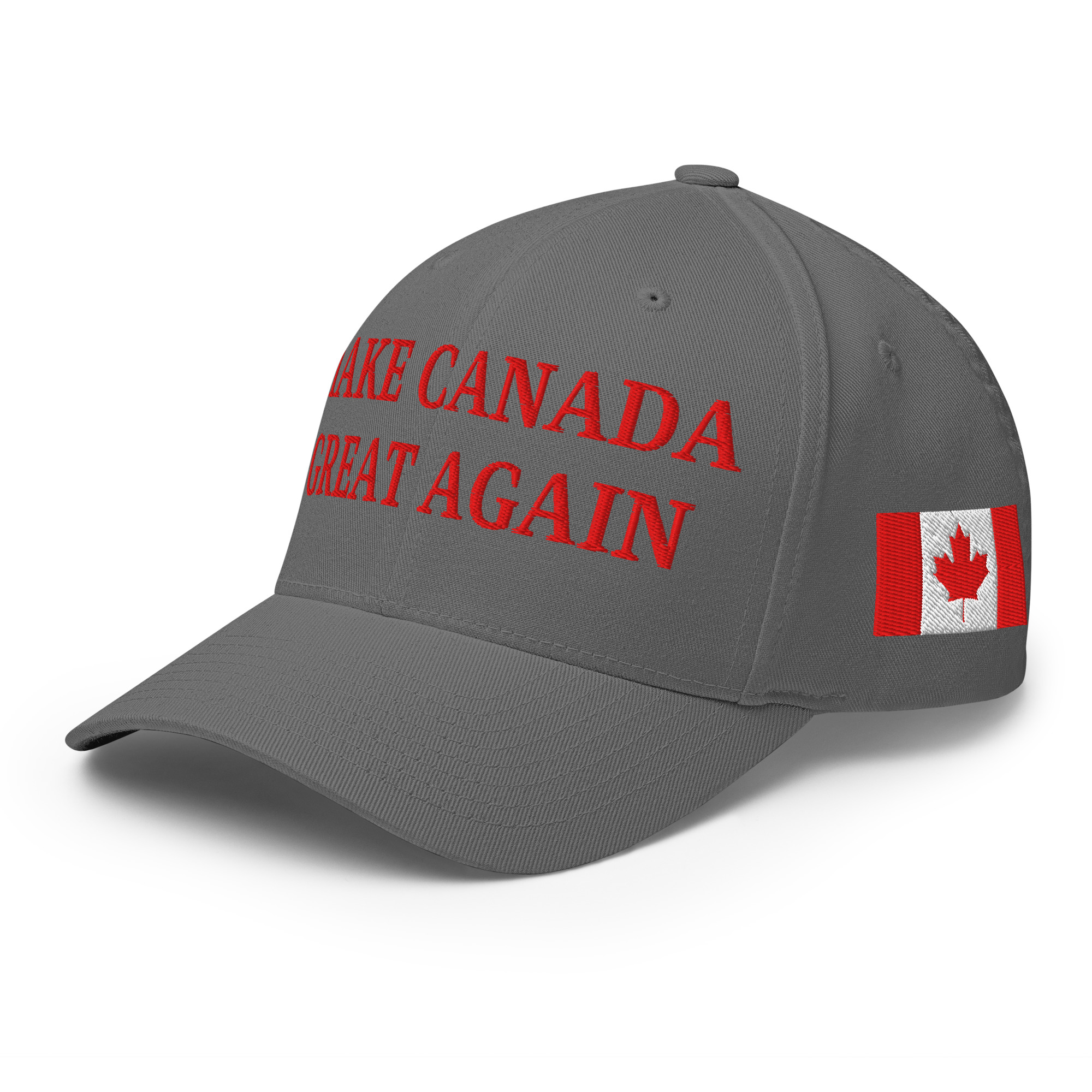MAKE CANADA GREAT AGAIN | Canada Flag Baseball Hat (Embroidered Red Letters) - Image 13