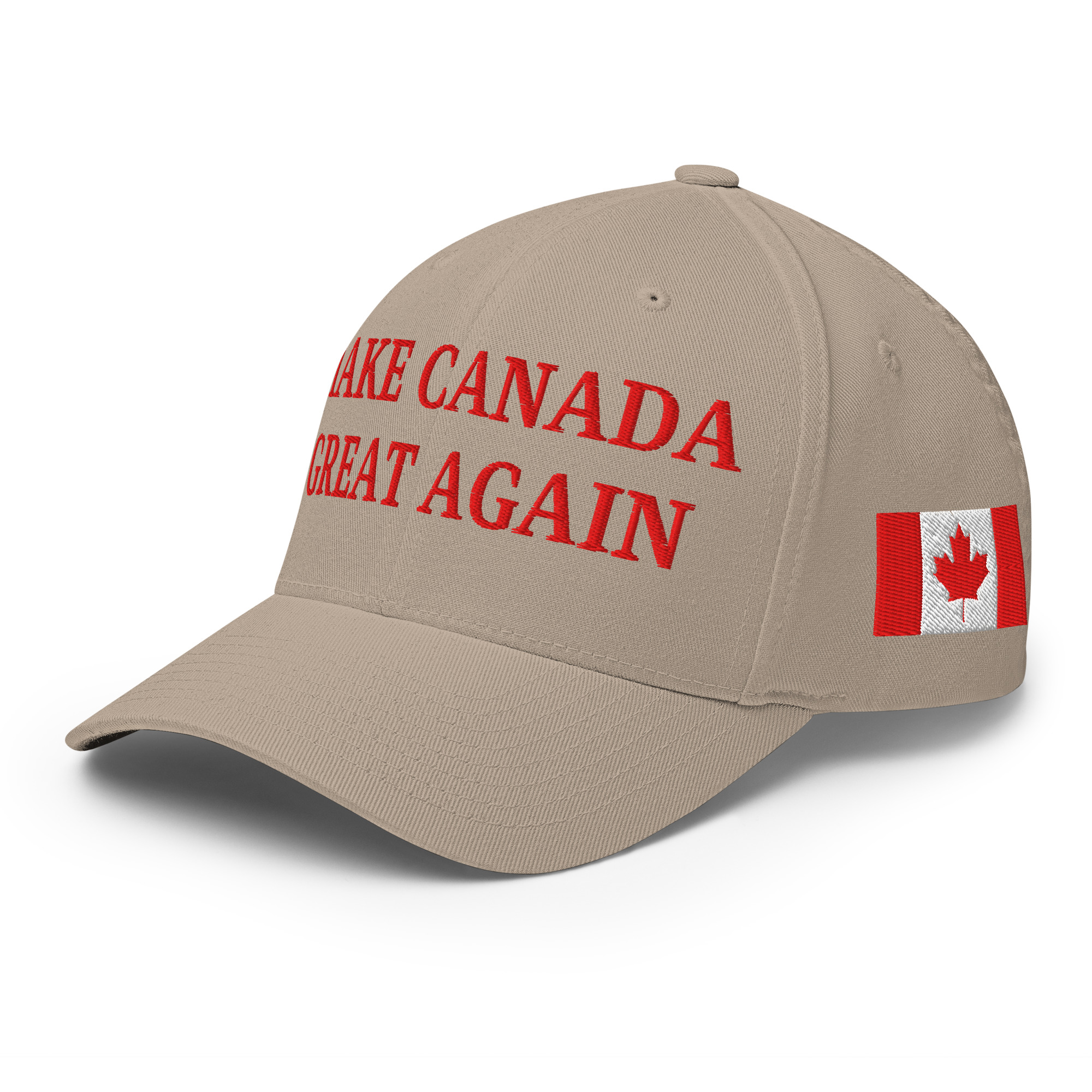 MAKE CANADA GREAT AGAIN | Canada Flag Baseball Hat (Embroidered Red Letters) - Image 14
