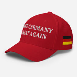 Make Germany Great AGAIN Flag Embroidered Closed-Back Hat