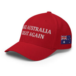 MAKE AUSTRALIA GREAT AGAIN | Australian Flag Closed Back Hat (Embroidered)