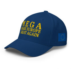 MEGA Make Europe Great Again | Flag of Europe Gold Font Embroidered Hat