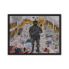 SUPER SOLDIER 2025 | OMG Framed Canvas Print (32″x24″) Ready to Hang