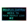 People Like You Need to Fuck People Like Me Holographic sticker