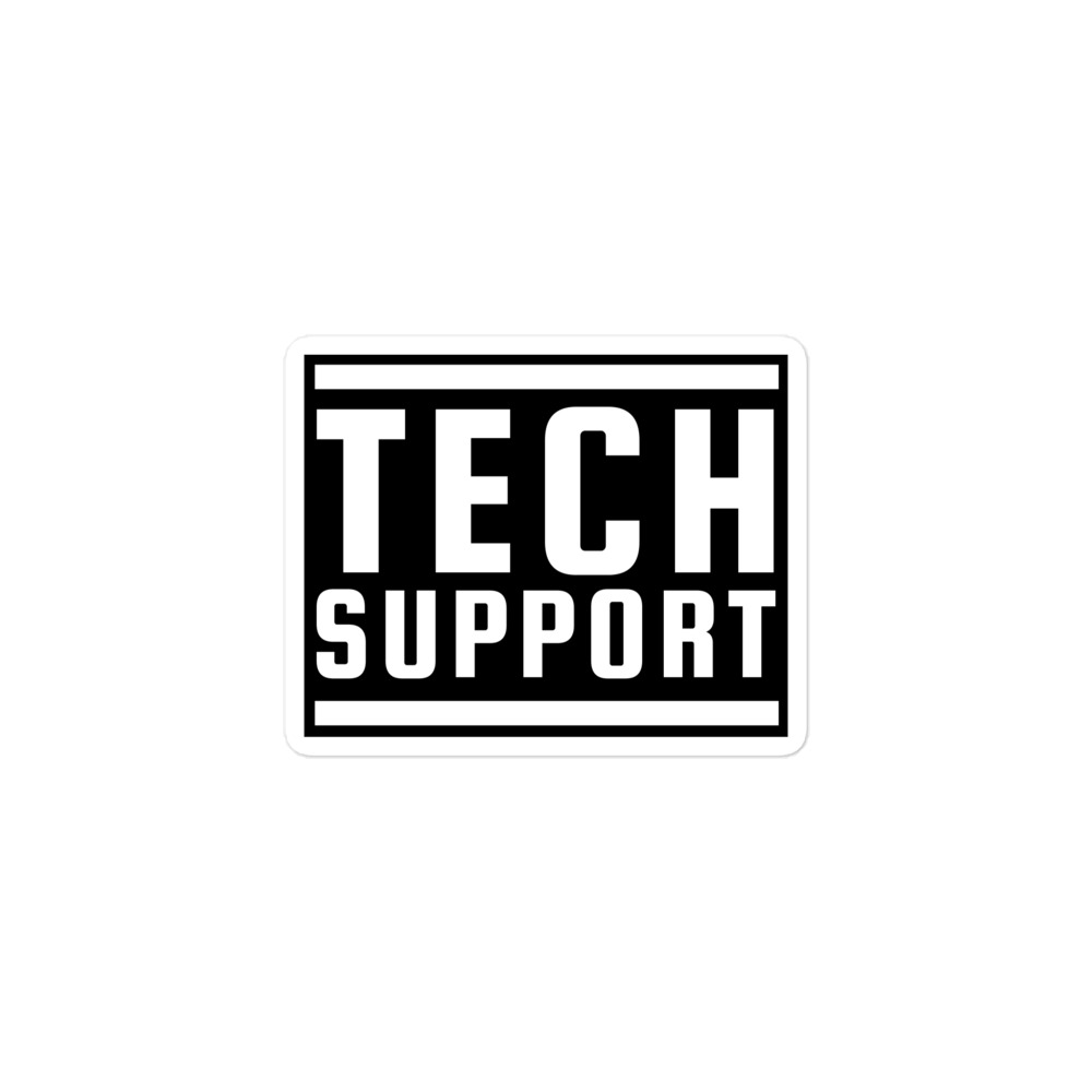 TECH SUPPORT Sticker - Image 2