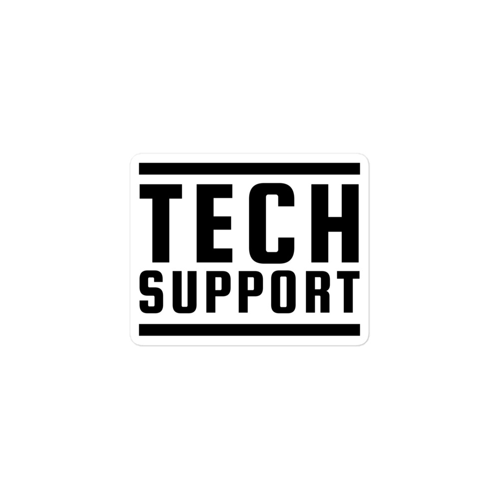 TECH SUPPORT Sticker - Image 2