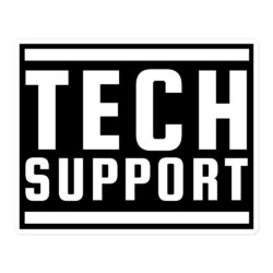 TECH SUPPORT Sticker
