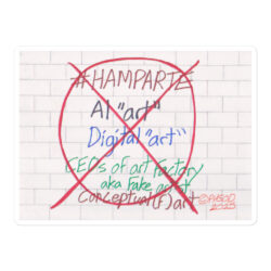 ANTI-ANTI ART Bubble-Free Vinyl Sticker