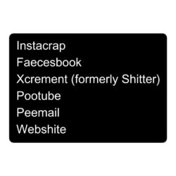 SOCIAL MEDIA is HUMAN WASTE Sticker