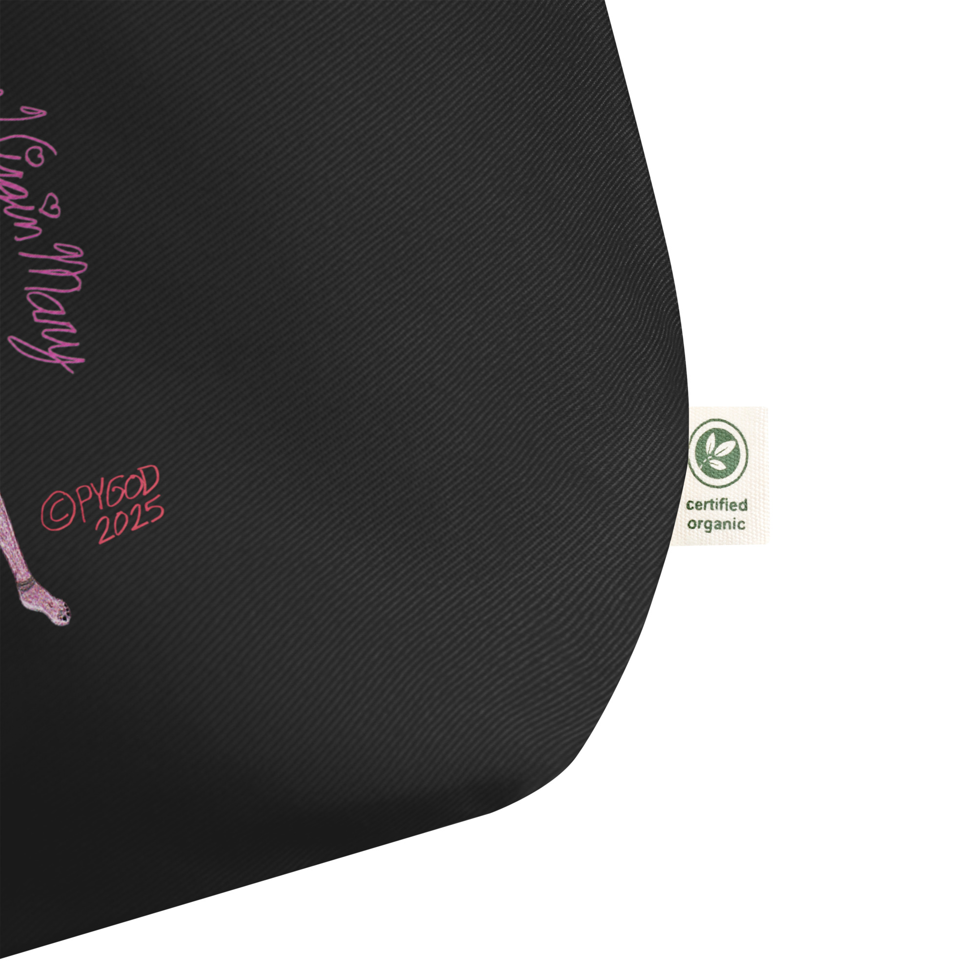 FEMINITY & MASCULINITY Large 100% ORGANIC Tote Bag - Image 5