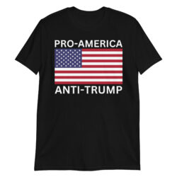 Pro-America Anti-Trump (USA Flag) T-Shirt