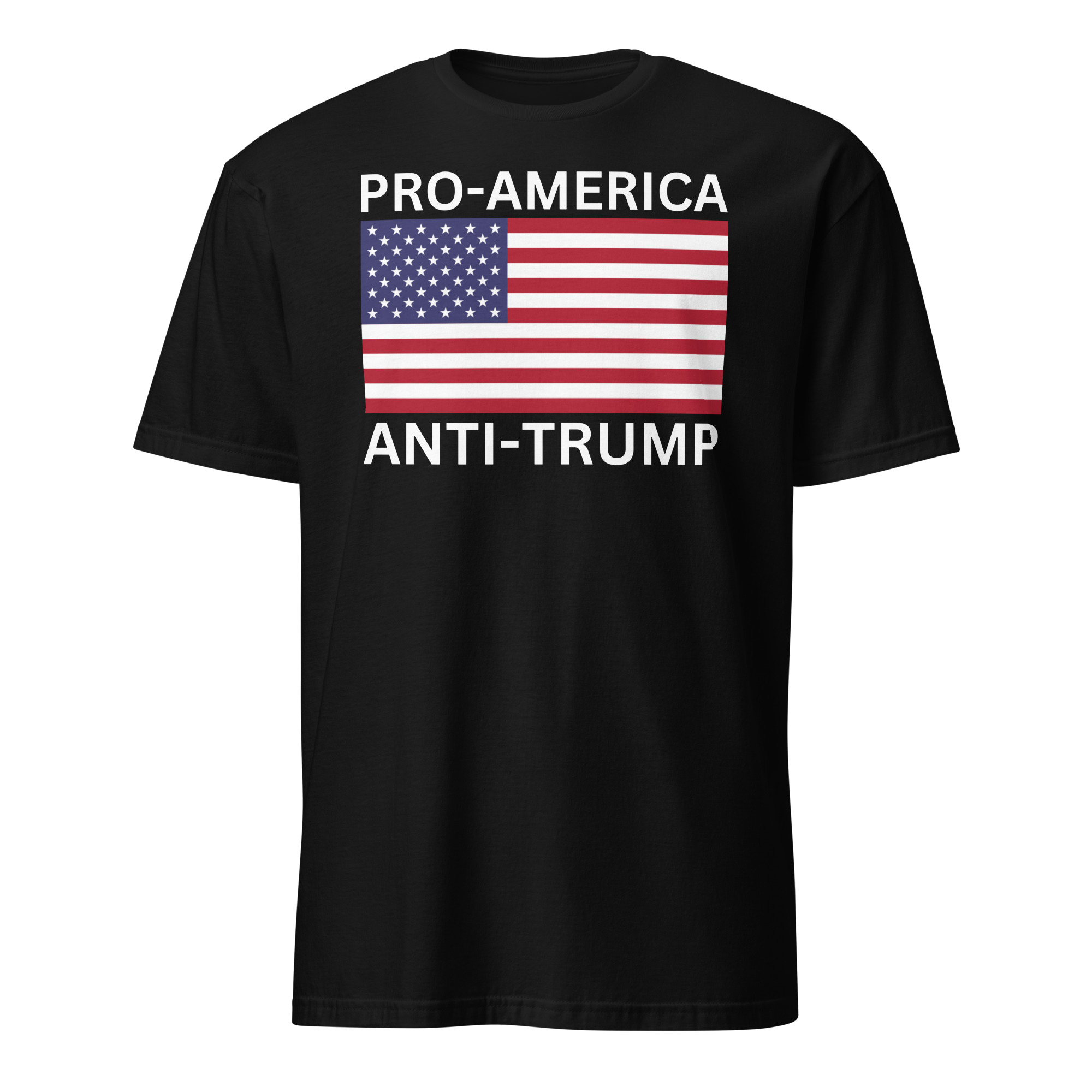Pro-America Anti-Trump (USA Flag) T-Shirt - Image 2