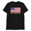 Built By Immigrants - USA Flag - Diversity Immigration Rights USA Flag T-Shirt